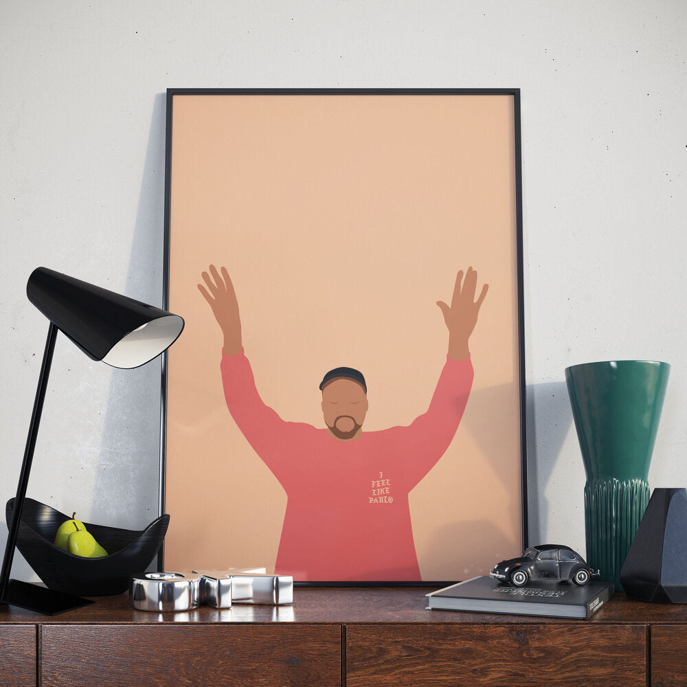 Kanye West Poster or Canvas – Print Room Records