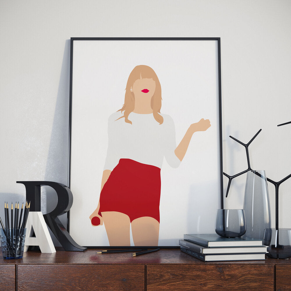 Taylor Swift Print, Taylor Swift Poster, Taylor Swift Wall Art