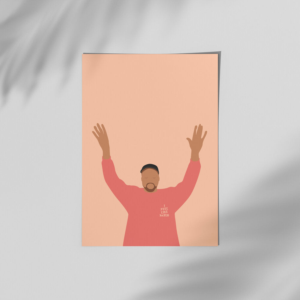 Kanye West Poster or Canvas – Print Room Records